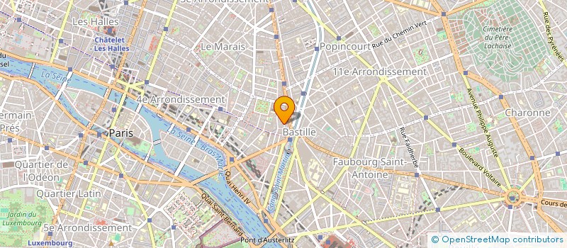 localisation de l'entreprise COMPAGNIE THEATRALE ION OMESCO à PARIS