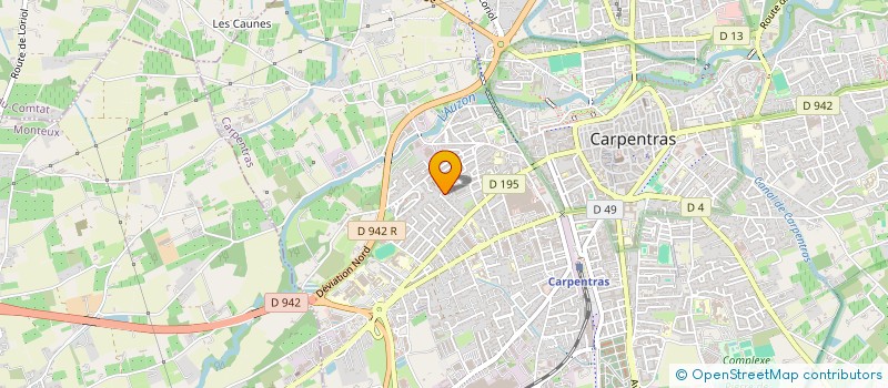 localisation de l'entreprise COMPAGNIE THEATRALE JAMAIS TROP TARD à CARPENTRAS