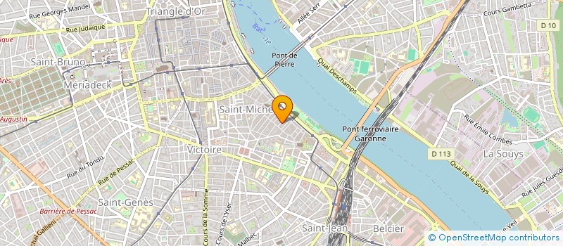 localisation de l'entreprise COMPAGNIE THEATRALE L OEIL LA LUCARNE à BORDEAUX