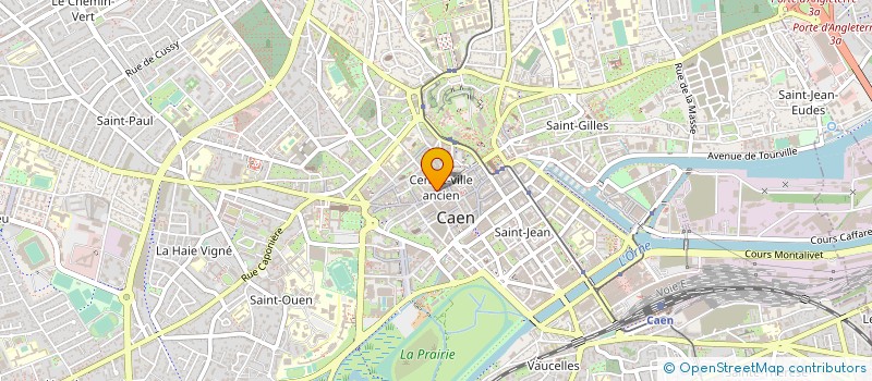 localisation de l'entreprise COMPAGNIE THEATRALE LA CYNAISE à CAEN
