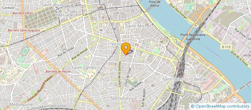 localisation de l'entreprise COMPAGNIE THEATRALE LES 3 COUPS à BORDEAUX
