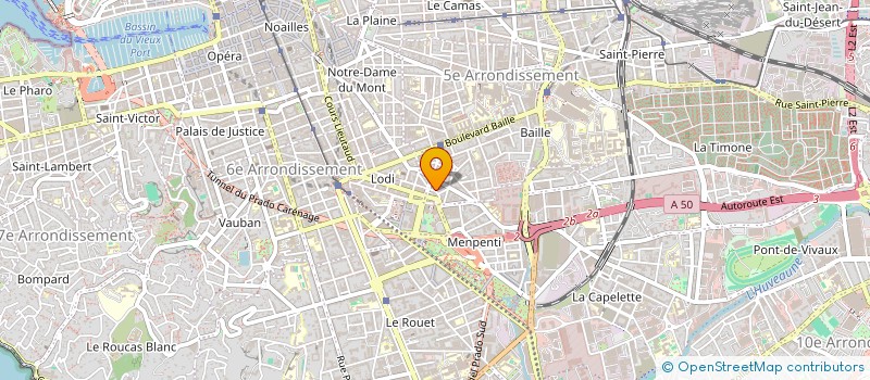 localisation de l'entreprise COMPAGNIE THEATRALE LOUISE DANIELLE à MARSEILLE