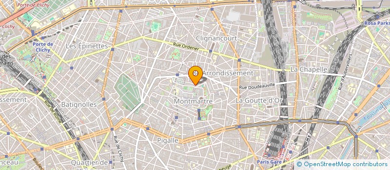 localisation de l'entreprise COMPAGNIE THEATRALE MELTHEME  PARIS