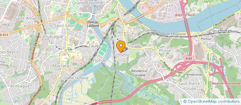 localisation de l'entreprise COMPAGNIE THEATRALE NIVE EN SCENE à BAYONNE