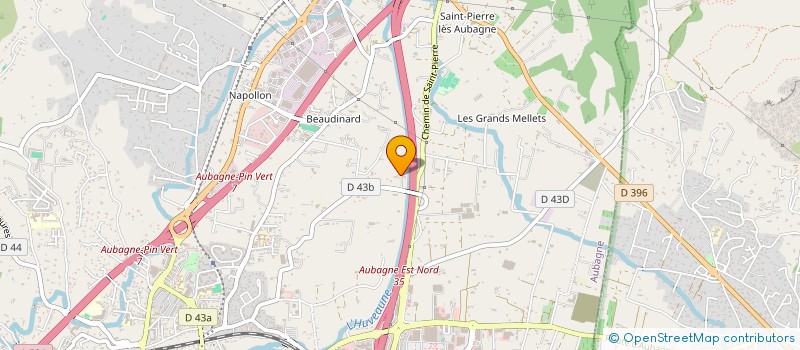 localisation de l'entreprise COMPAGNIE THEATRALE UN BOUT DE CHEMIN  AUBAGNE