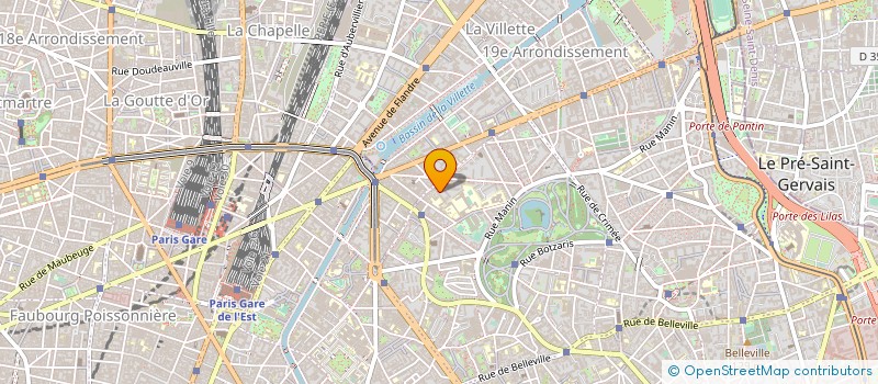 localisation de l'entreprise COMPAGNIE THEATRE ETONNE  PARIS