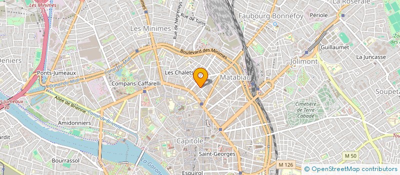 localisation de l'entreprise COMPAGNIE THEATRE PERSEPHONE à TOULOUSE