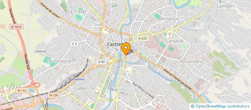 localisation de l'entreprise COMPAGNIE THEATRE SANS FACON  CASTRES