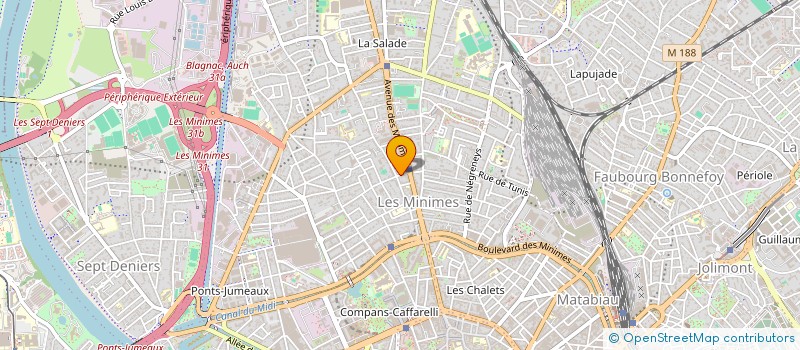localisation de l'entreprise COMPAGNIE THEATROPIQUES  TOULOUSE