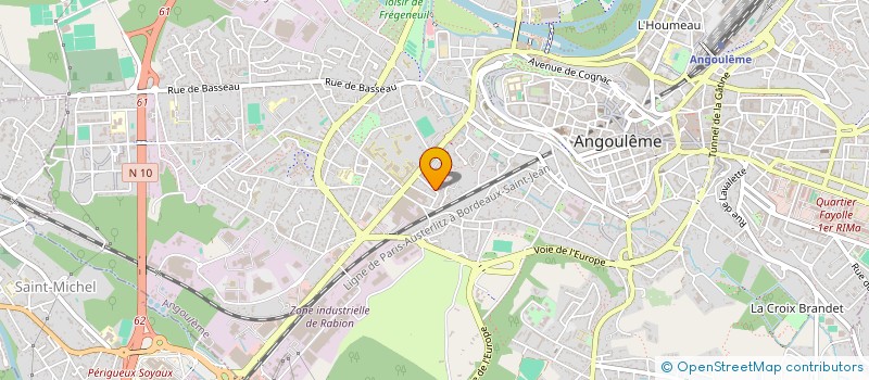 localisation de l'entreprise COMPAGNIE THEIA à ANGOULEME