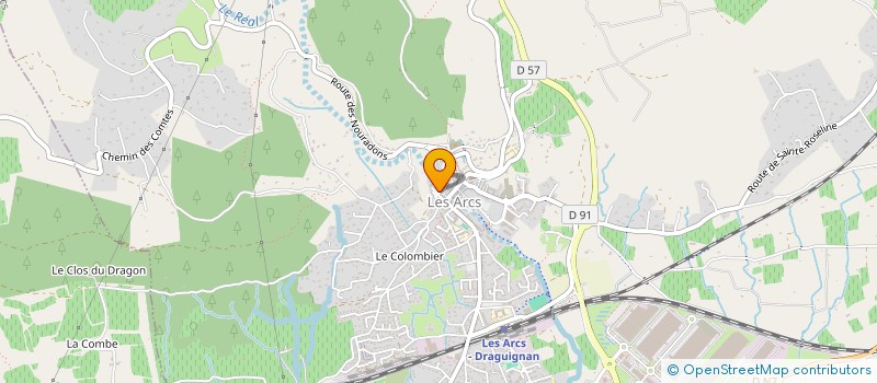 localisation de l'entreprise COMPAGNIE THERAPIE DE GROUPE  LES ARCS