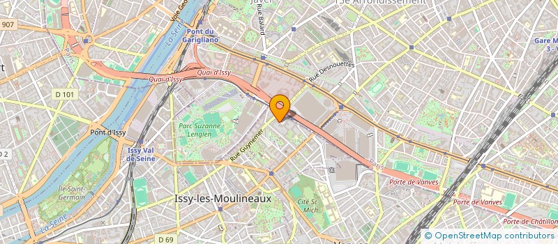 localisation de l'entreprise COMPAGNIE THYLEN à ISSY-LES-MOULINEAUX
