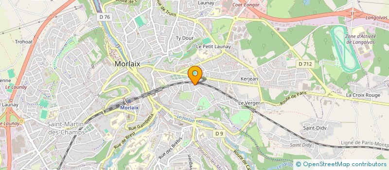 localisation de l'entreprise COMPAGNIE TILO AND CO à MORLAIX