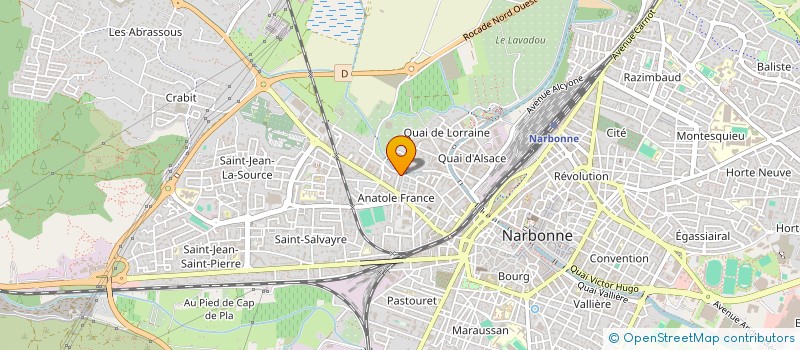 localisation de l'entreprise COMPAGNIE TIPI  NARBONNE