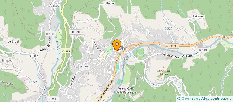 localisation de l'entreprise COMPAGNIE TIZIRI  LE VIGAN