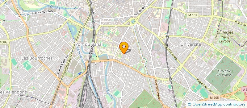 localisation de l'entreprise COMPAGNIE TOUT EN BLOC  DIJON