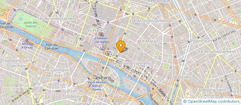 localisation de l'entreprise COMPAGNIE TOUT LE MONDE EST PRET  PARIS