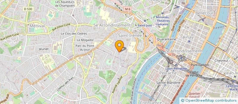 localisation de l'entreprise COMPAGNIE TRANSPORTS EN COMMUN (CIE TEC) à LYON