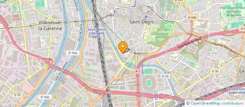 localisation de l'entreprise COMPAGNIE TRAVAUX GENERAL  SAINT-DENIS