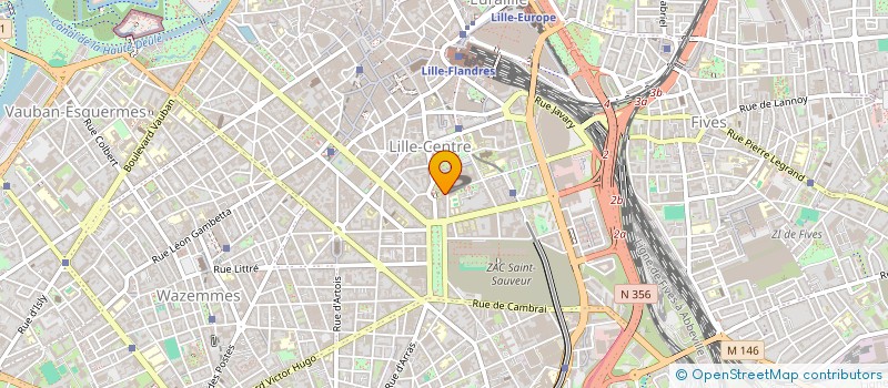 localisation de l'entreprise COMPAGNIE TRIPLE AAA à LILLE