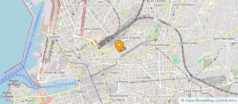 localisation de l'entreprise COMPAGNIE TRISTAN EDELMAN à MARSEILLE