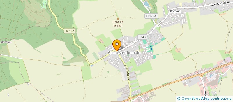 localisation de l'entreprise COMPAGNIE TROIS SIX TRENTE  COSNES-ET-ROMAIN