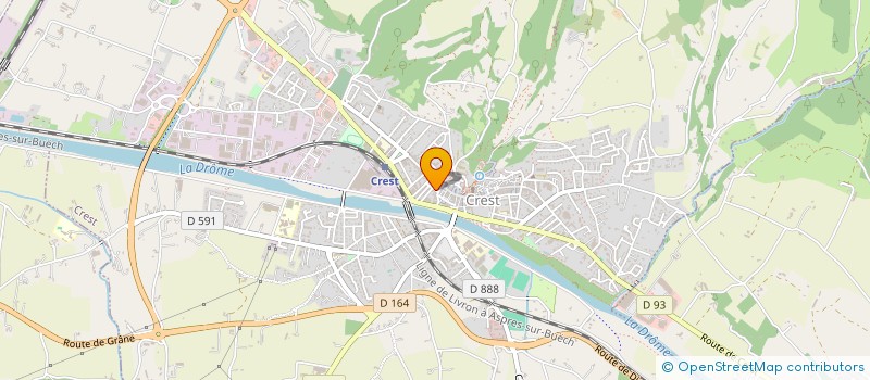 localisation de l'entreprise COMPAGNIE TROISBATAILLES à CREST