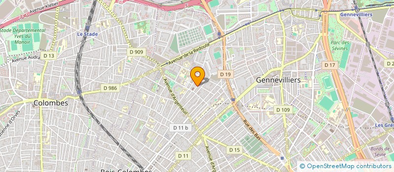 localisation de l'entreprise COMPAGNIE TROTTOIR EXPRESS  ASNIERES-SUR-SEINE