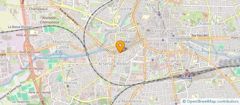 localisation de l'entreprise COMPAGNIE TURBA  RENNES