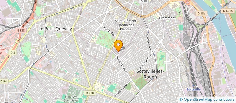 localisation de l'entreprise COMPAGNIE TUZ THEATRE à ROUEN