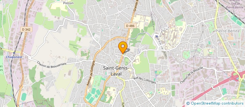 localisation de l'entreprise COMPAGNIE UGOKI à SAINT-GENIS-LAVAL