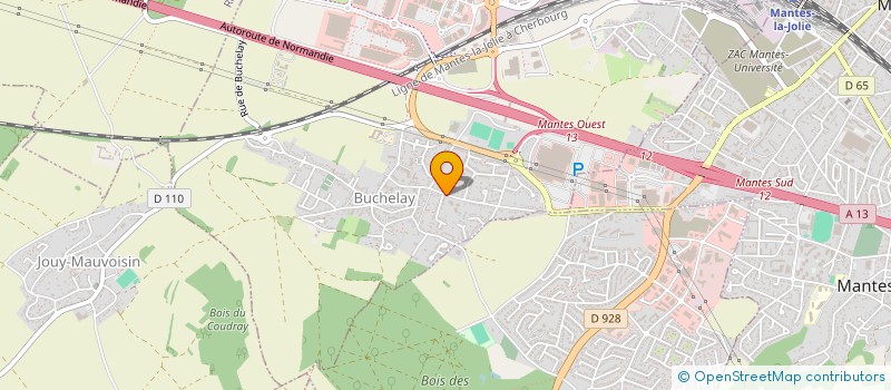 localisation de l'entreprise COMPAGNIE UN CONFETTI SUR LA BRANCHE à BUCHELAY