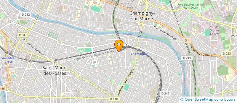 localisation de l'entreprise COMPAGNIE UN LAPIN SUR LA LUNE à SAINT-MAUR-DES-FOSSES