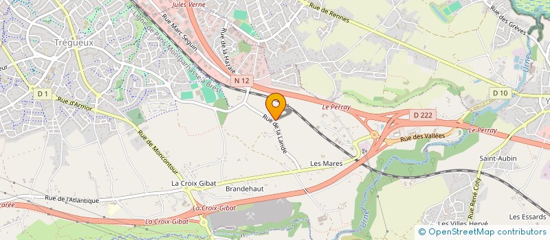 localisation de l'entreprise COMPAGNIE UN PAS PUIS L'AUTRE à TREGUEUX