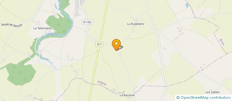 localisation de l'entreprise COMPAGNIE UN SOIR AILLEURS  MAGNE