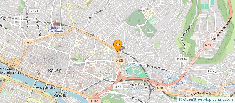 localisation de l'entreprise COMPAGNIE UNE CHAMBRE A SOI à ROUEN