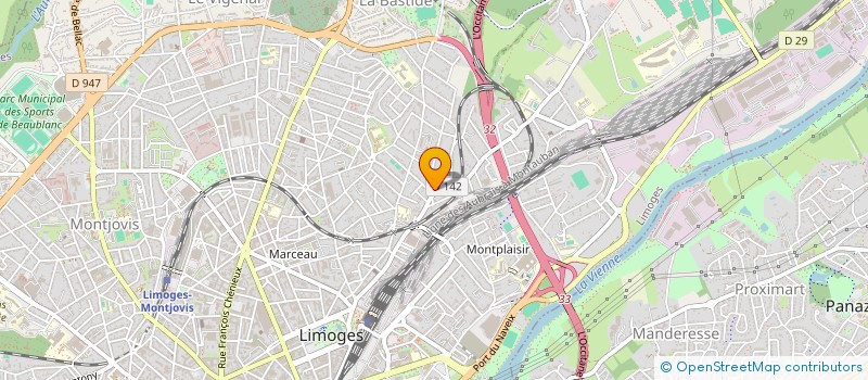 localisation de l'entreprise COMPAGNIE UNTEL ET CELUI LA à LIMOGES