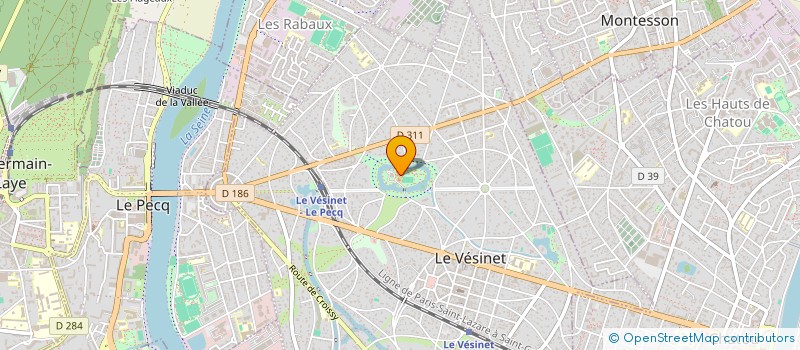 localisation de l'entreprise COMPAGNIE V NAVARRE SARL  LE VESINET