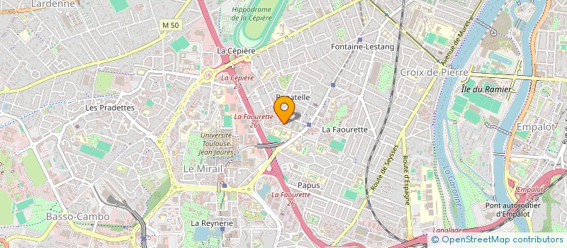 localisation de l'entreprise COMPAGNIE VAGA L'AME  TOULOUSE