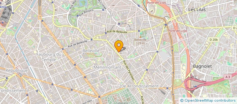 localisation de l'entreprise COMPAGNIE VALERIE LUMBROSO à PARIS