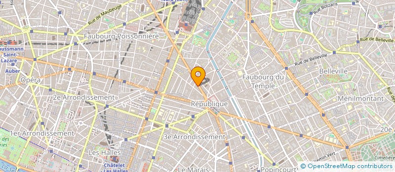 localisation de l'entreprise COMPAGNIE VANILLE FRAMBOISE  PARIS