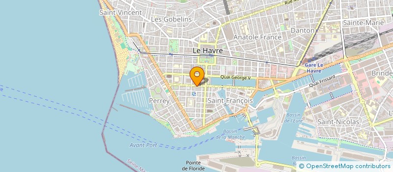 localisation de l'entreprise COMPAGNIE VARIETES à LE HAVRE