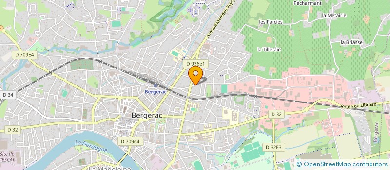 localisation de l'entreprise COMPAGNIE VATA à BERGERAC
