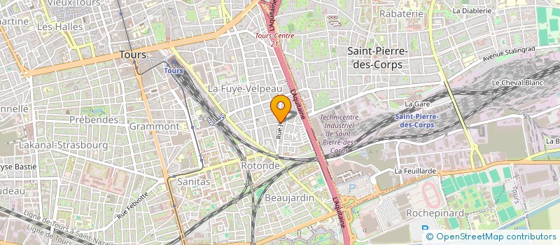 localisation de l'entreprise COMPAGNIE VEICULO LONGO (VEHICULE LONG)  TOURS