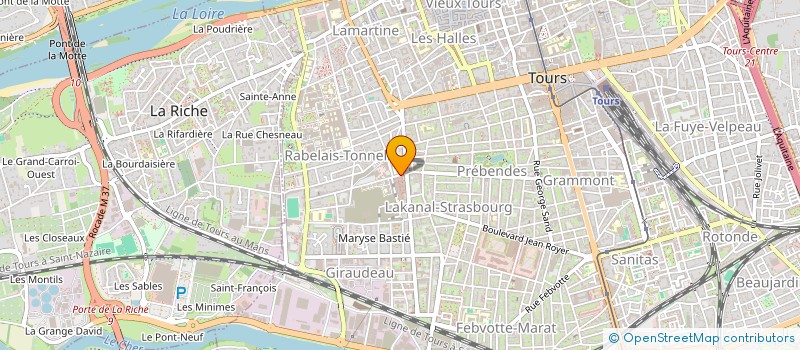 localisation de l'entreprise COMPAGNIE VENDOME à TOURS