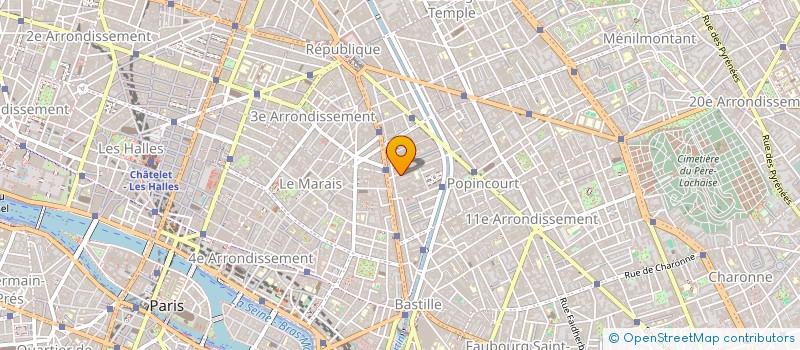 localisation de l'entreprise COMPAGNIE VENDREDI DIX  PARIS