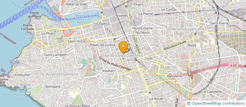 localisation de l'entreprise COMPAGNIE VERGARI BALLETT à MARSEILLE