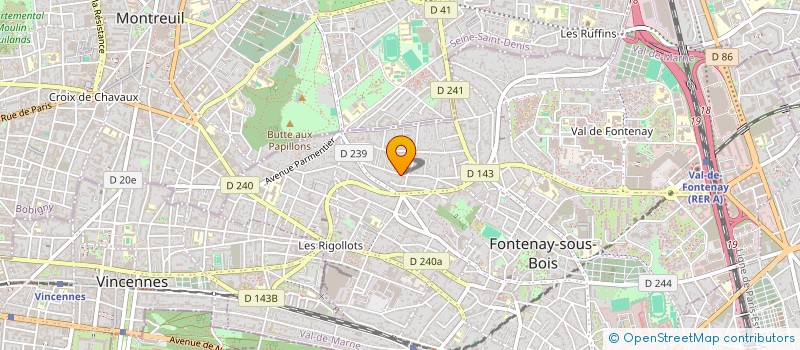 localisation de l'entreprise COMPAGNIE VERS PILES à FONTENAY-SOUS-BOIS