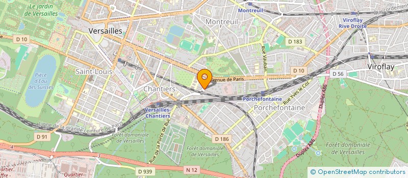 localisation de l'entreprise COMPAGNIE VERSAILLES SOLEIL à VERSAILLES