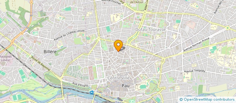 localisation de l'entreprise COMPAGNIE VERTICALE à PAU